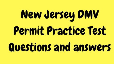 dmv permit test answers and questions