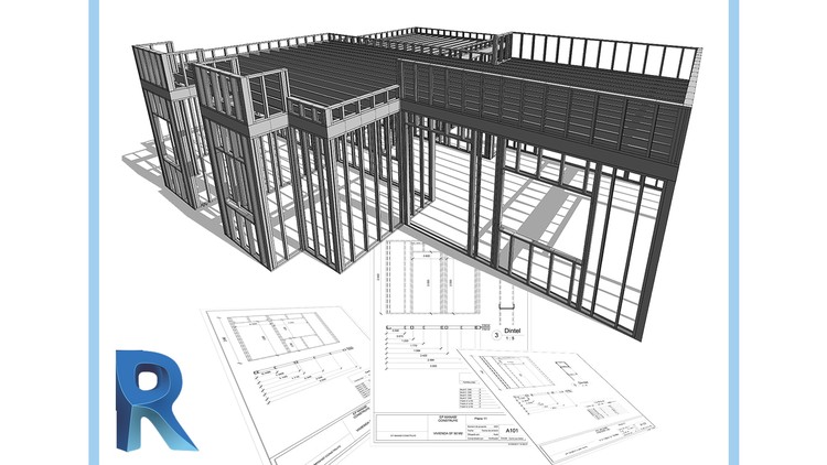 steel frame revit